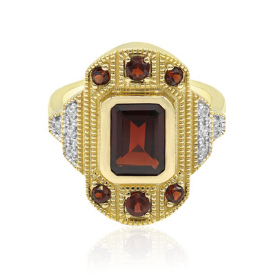 Mozambique Garnet Silver Ring