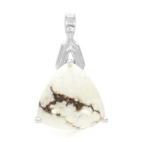 Magnesite Silver Pendant