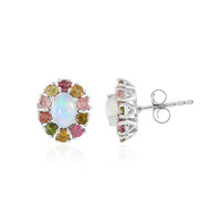 Welo Opal Silver Earrings