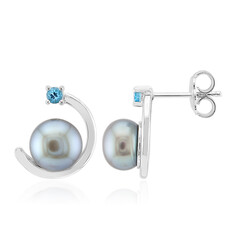 Silver Freshwater Pearl Silver Earrings (TPC)