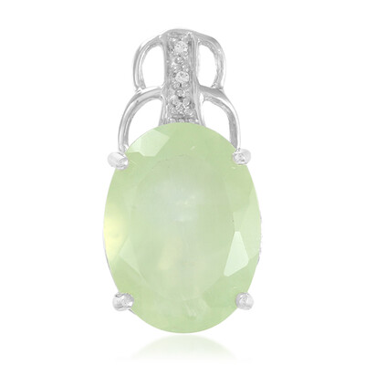 Prehnite Silver Pendant