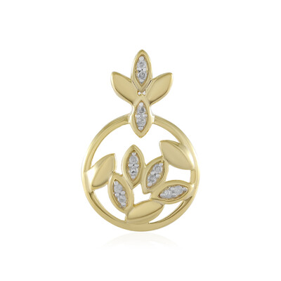 I2 (I) Diamond Silver Pendant