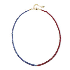 Ruby Silver Necklace
