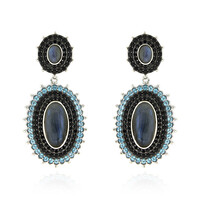 Labradorite Silver Earrings (Dallas Prince Designs)