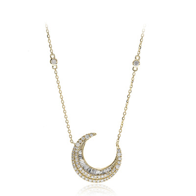 14K I1 (H) Diamond Gold Necklace (CIRARI)