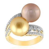 9K Kabira Golden South Sea Pearl Gold Ring (TPC)