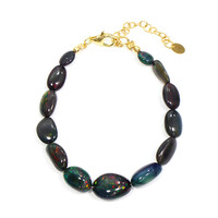 Mezezo Opal Silver Bracelet