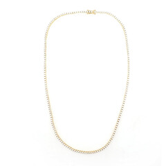 9K Flawless (F) Diamond Gold Necklace (LUCENT DIAMONDS)