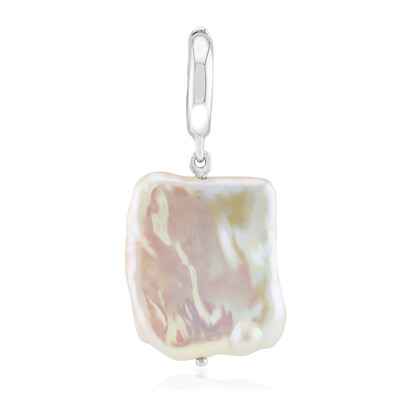 White Freshwater Pearl Silver Pendant (TPC)