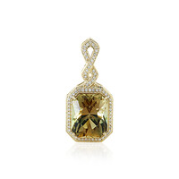 14K Oregon Sunstone Gold Pendant (AMAYANI)