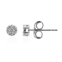 18K VVS1 (G) Diamond Gold Earrings