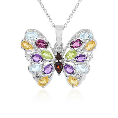 Zambian Amethyst Silver Necklace