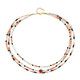 Red Agate Silver Necklace (Riya)