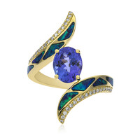 14K AAA Tanzanite Gold Ring (CIRARI)
