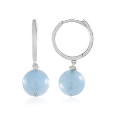 Brazilian Aquamarine Silver Earrings