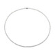 White Topaz Silver Necklace (Adela Silber)