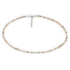 Kangeyam Moonstone Silver Necklace