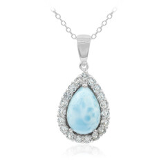 Larimar Silver Necklace