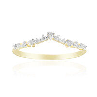 9K SI1 (G) Diamond Gold Ring