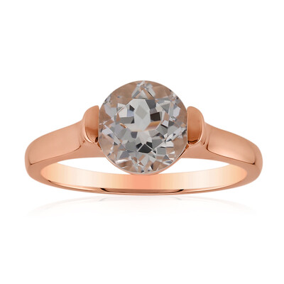 9K Mexican Pink Danburite Gold Ring