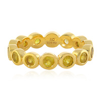 Madagascar Yellow Sapphire Silver Ring
