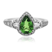 14K AAA Tsavorite Gold Ring (CIRARI)