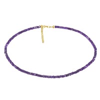 Amethyst Silver Necklace