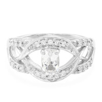 Himalayan Beryl Silver Ring