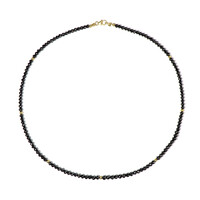 9K Black Diamond Gold Necklace