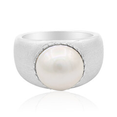 Mabe Pearl Silver Ring (TPC)