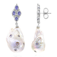 Freshwater pearl Silver Earrings (Dallas Prince Designs)