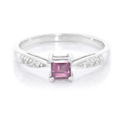 Rajasthan Rhodolite Silver Ring
