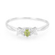 Cuprian Tourmaline Silver Ring
