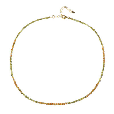 Yellow Diamond Silver Necklace
