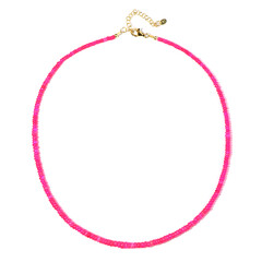 Pink Opal Silver Necklace