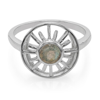 Romanian Spectrolite Silver Ring