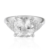 White Topaz Silver Ring