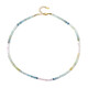 Fancy Beryl Silver Necklace
