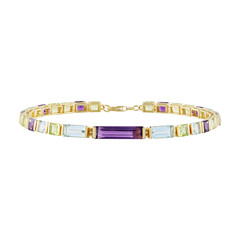 Amethyst Silver Bracelet (KM by Juwelo)