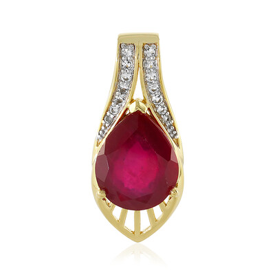 Madagascar Ruby Silver Pendant