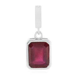 Madagascar Ruby Silver Pendant