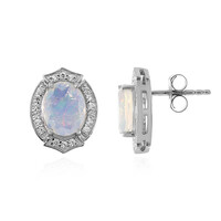 Welo Opal Silver Earrings