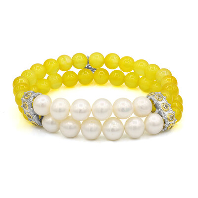 Freshwater pearl Silver Bracelet (Dallas Prince Designs)
