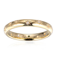 White Topaz Silver Ring