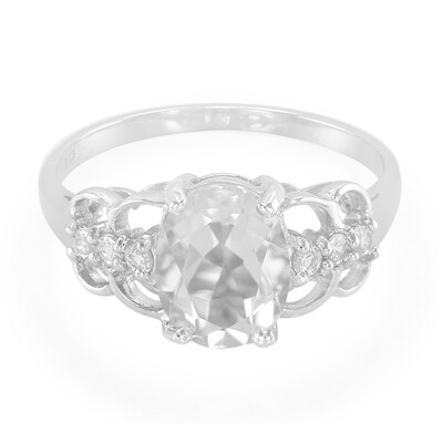 Petalite Silver Ring