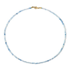 Brazilian Aquamarine Silver Necklace