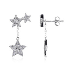 Zircon Silver Earrings