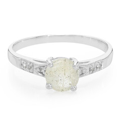 Romanian Spectrolite Silver Ring