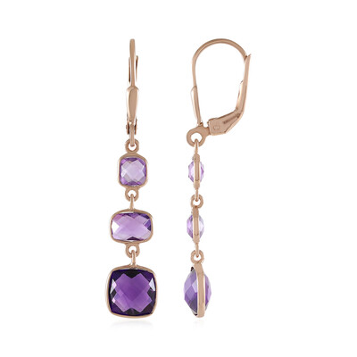 Amethyst Silver Earrings (KM by Juwelo)