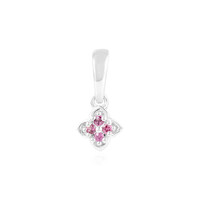 Rhodolite Silver Pendant